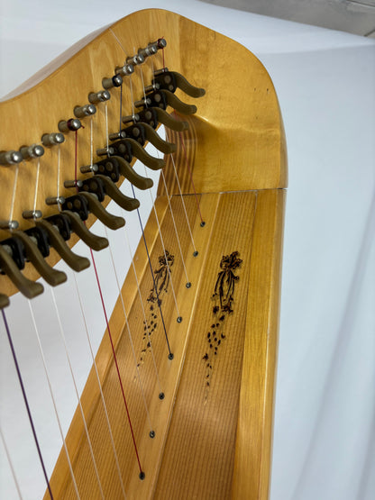 Lyon & Healy Troubadour IV Harp,  Pre-owned 