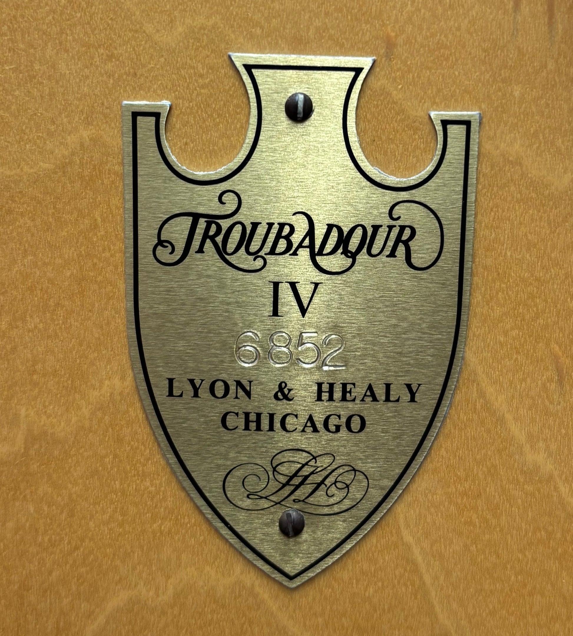Lyon & Healy Troubadour IV Harp,  Pre-owned 