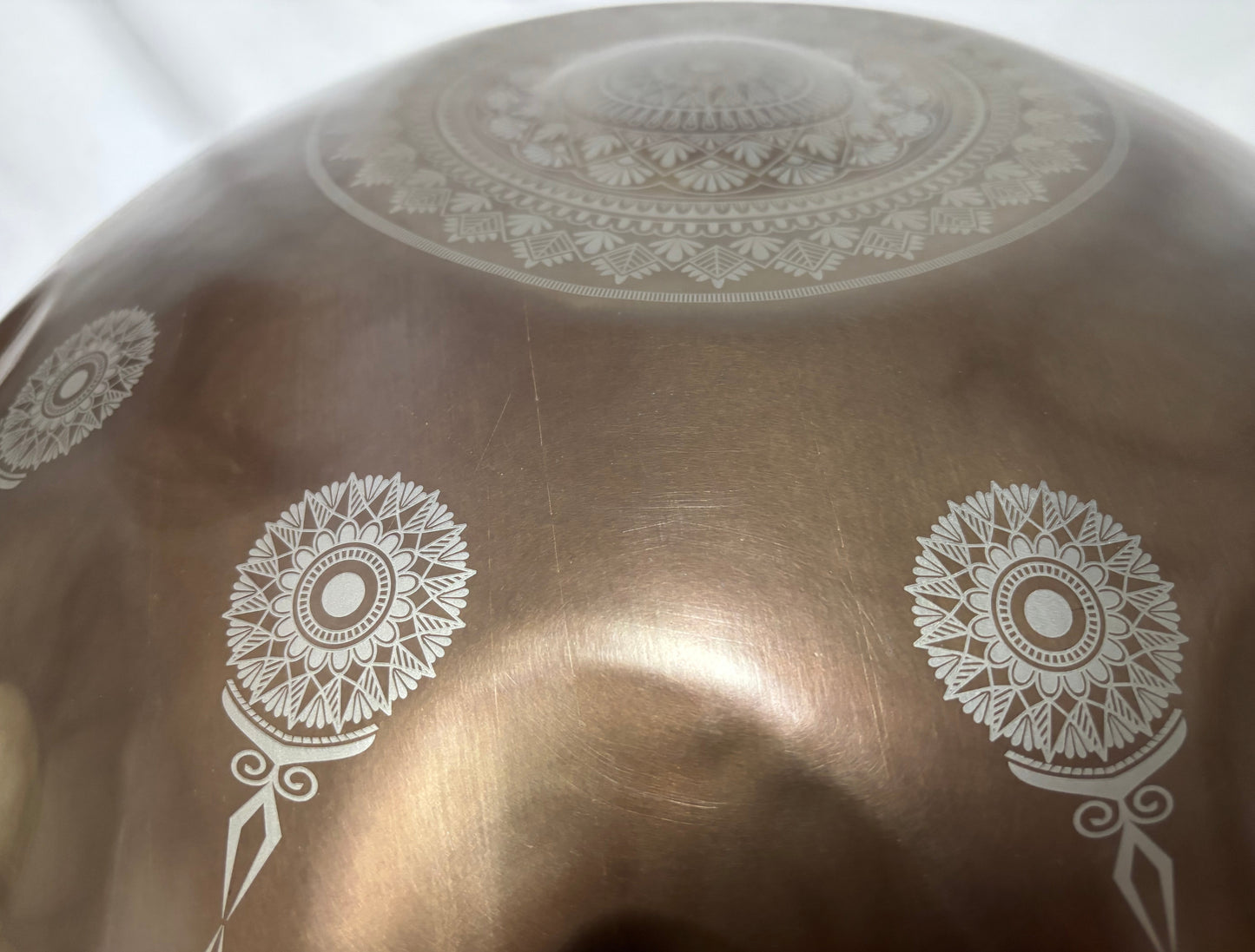 Handpan in "D Kurd" tuning, 10 notes, *Blemished* 