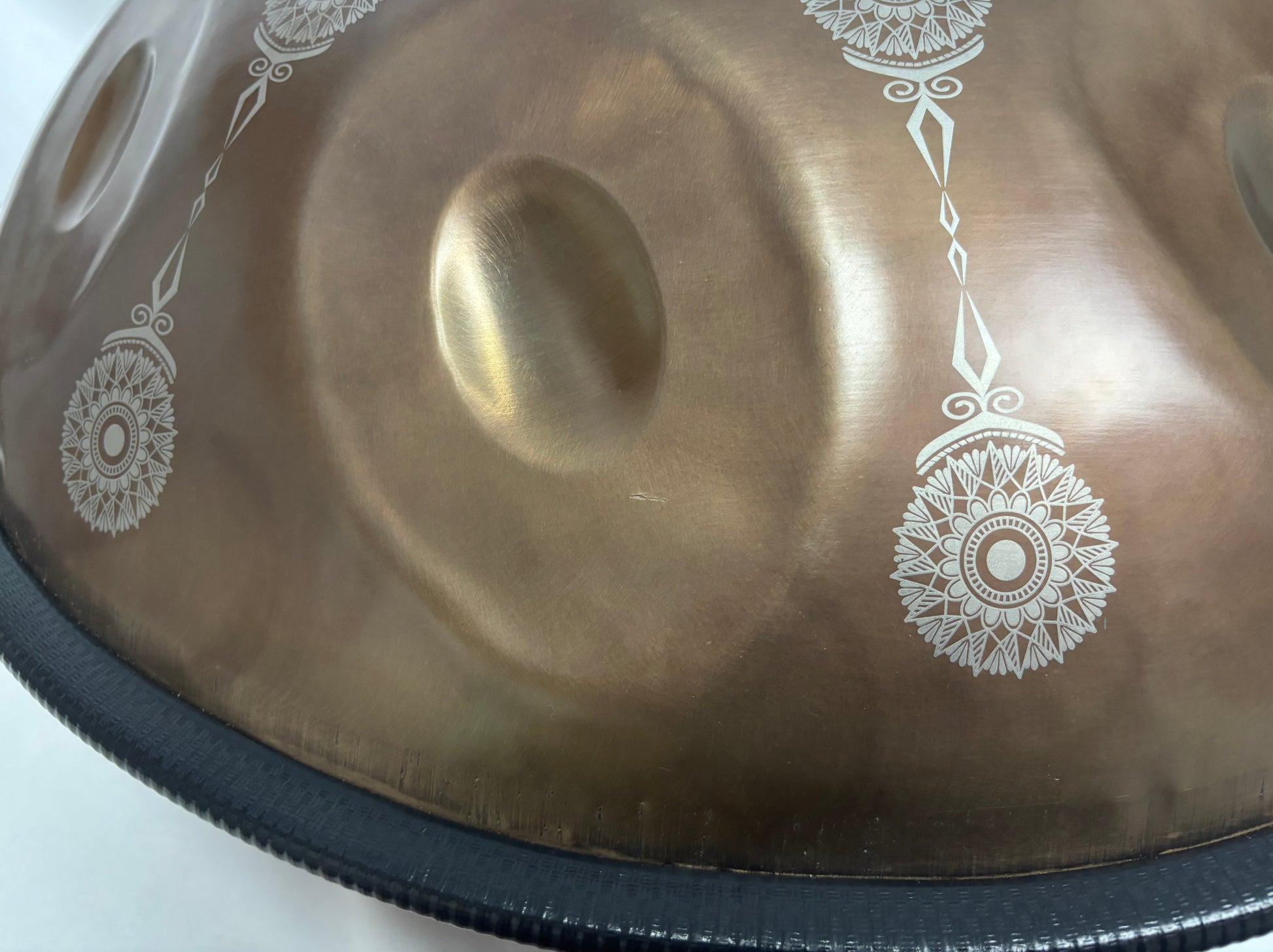 Handpan in "D Celtic Minor" tuning, 9 notes, *Blemished* 