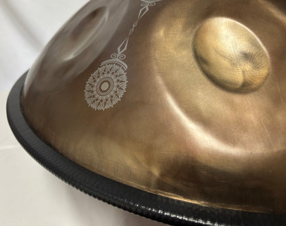 Handpan in "D Kurd" tuning, 10 notes, *Blemished* 
