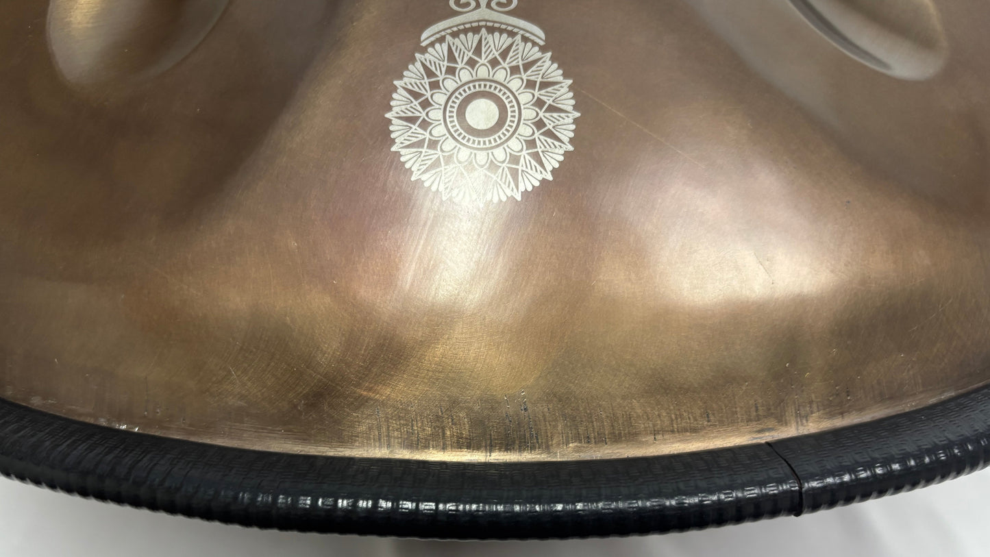 Handpan in "D Celtic Minor" tuning, 9 notes, *Blemished* 