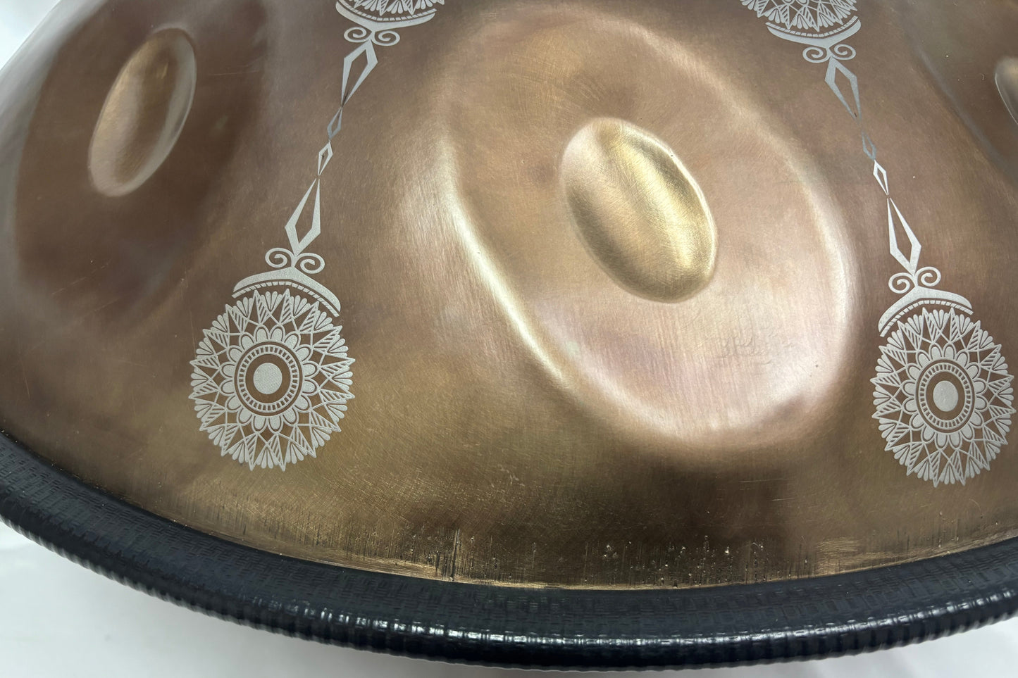 Handpan in "D Celtic Minor" tuning, 9 notes, *Blemished* 