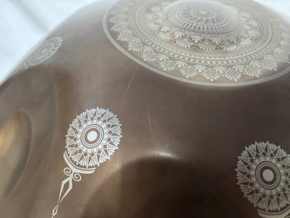 Handpan in "D Kurd" tuning, 10 notes, *Blemished* 