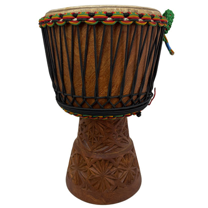 Djembe Drum, Professional, Lenke Wood, Triple Cradles, 14.5" x 24"