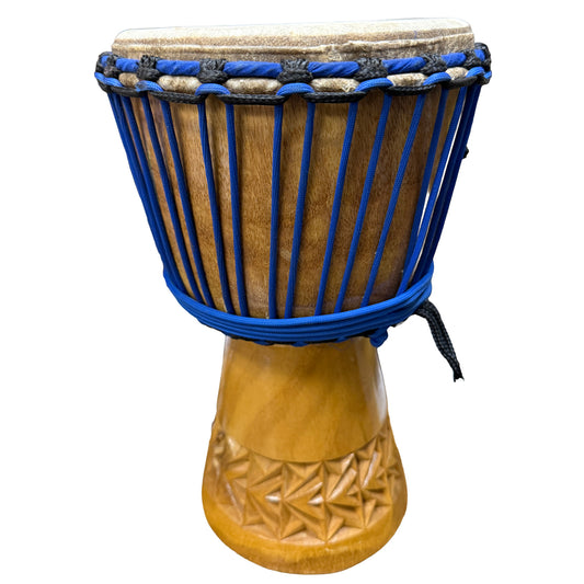 Djembe Drum, 7.5 inch head x 12.5 inches tall, Natural