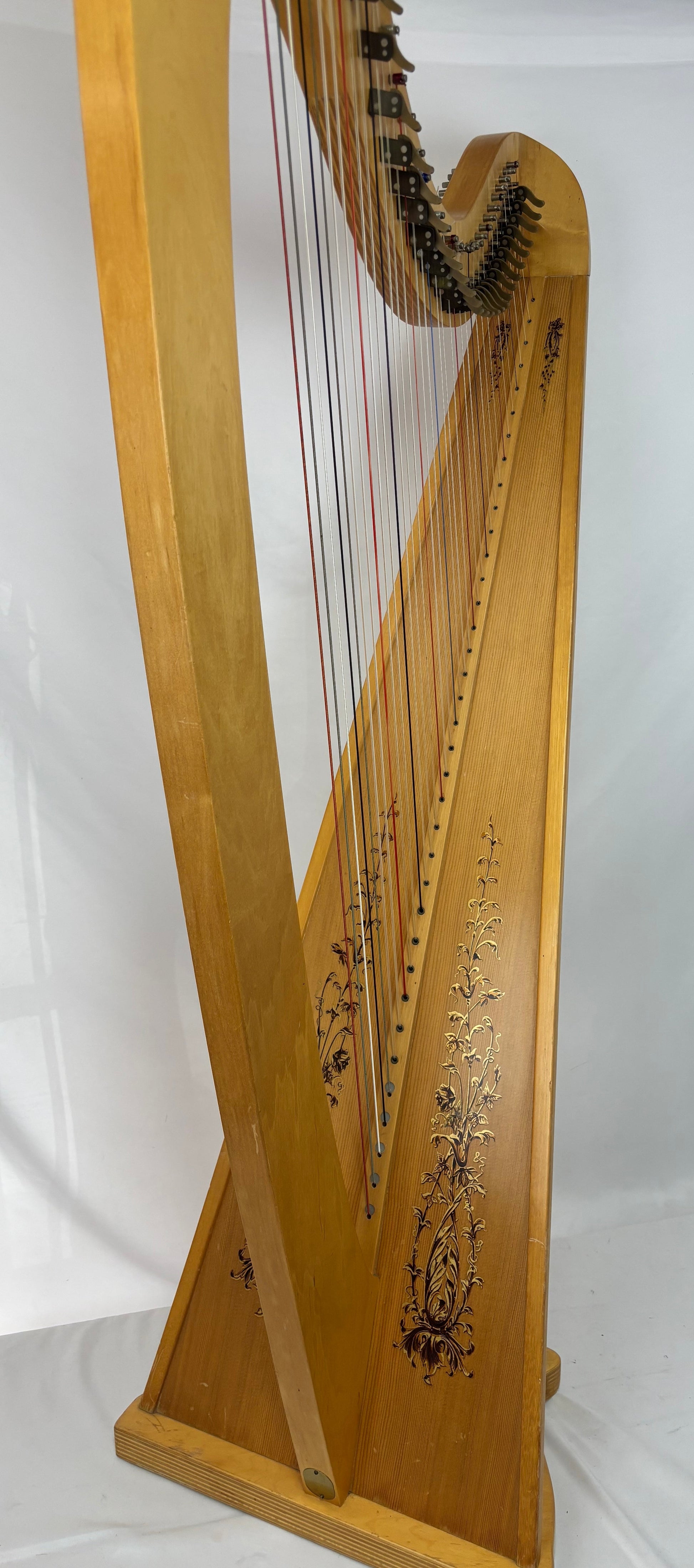 Lyon & Healy Troubadour IV Harp,  Pre-owned 