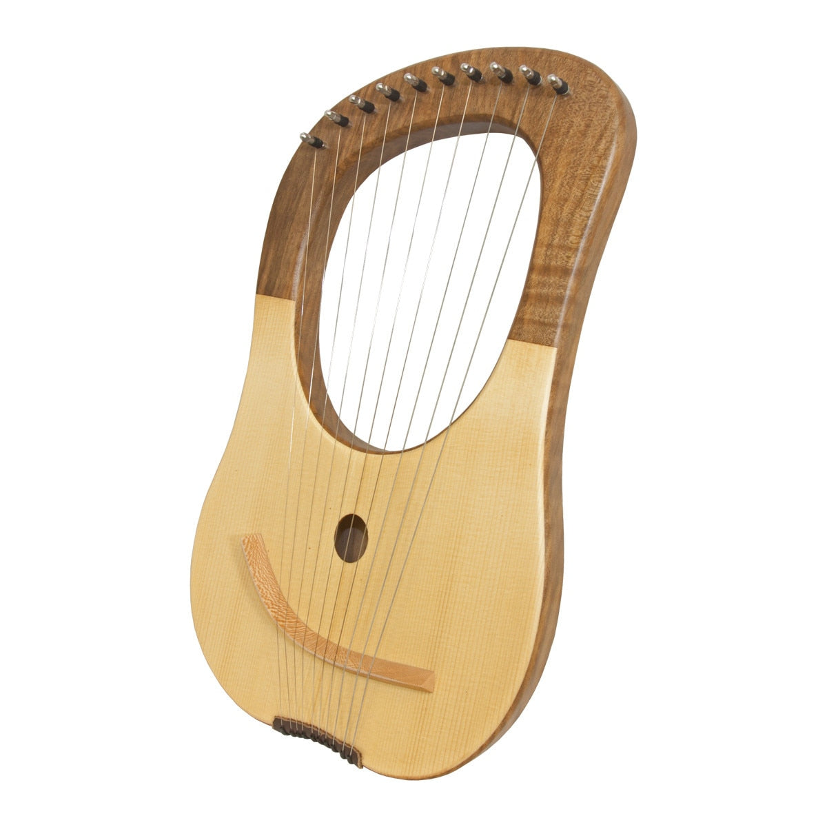 Lyre Harp, 10 String, Walnut