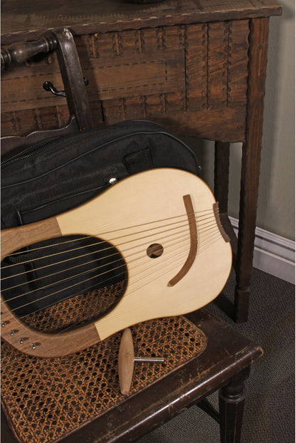 Lyre Harp, 10 String, Walnut