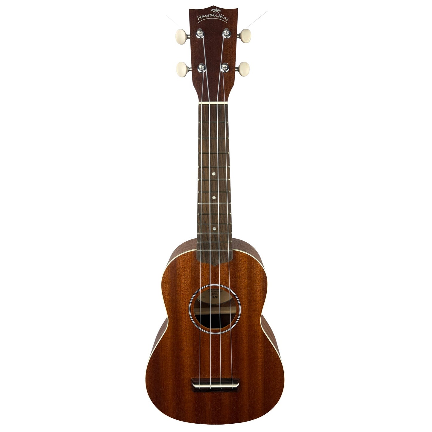 Hawaii Kai HS-50 Mahogany Soprano Ukulele w/ ABS Binding 