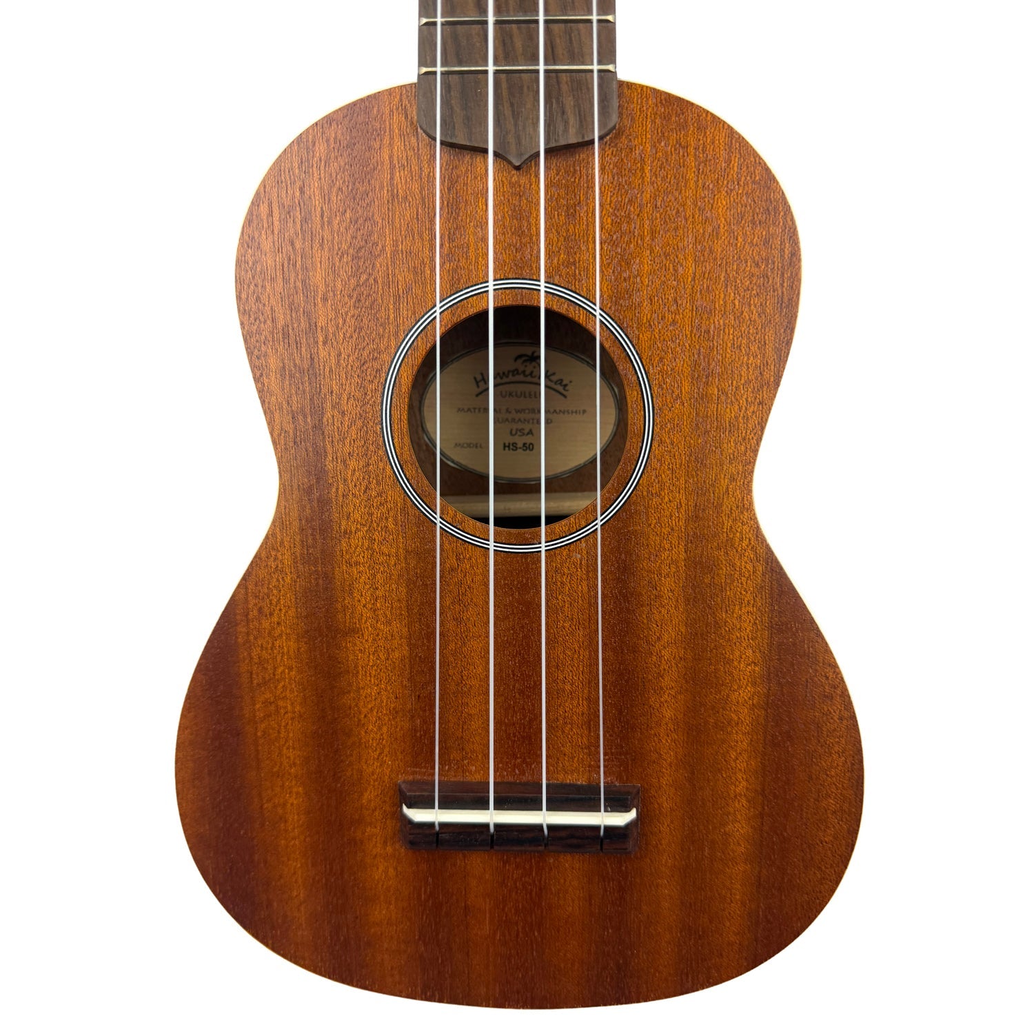 Hawaii Kai HS-50 Mahogany Soprano Ukulele w/ ABS Binding 