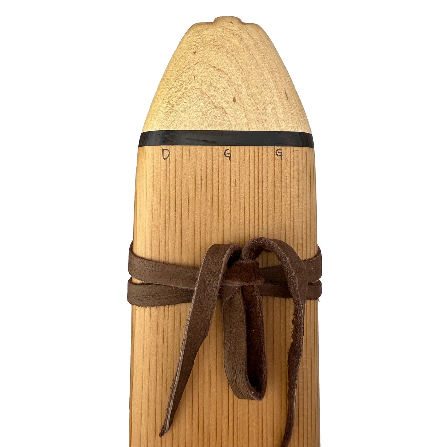 Native American Harmony Triple Flute in D and G by Nash Tavewa, Red Cedar with Maple Mouthpiece 