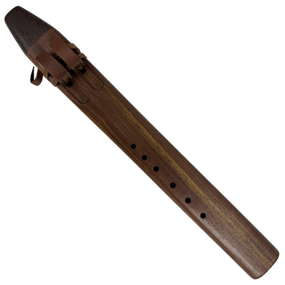 Native American Drone Flute in F minor by Nash Tavewa, Peruvian Black Walnut with Wenge Mouthpiece
