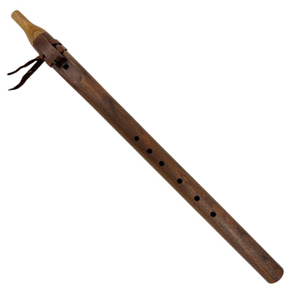 Native American Flute in D minor by Nash Tavewa, Peruvian Black Walnut with Acacia Mouthpiece