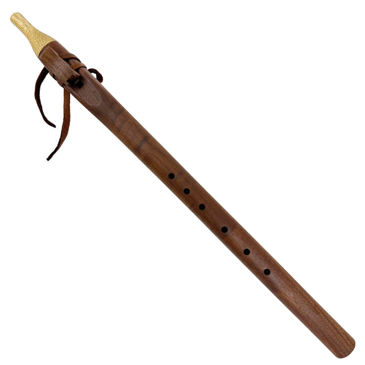 Native American Flute in D minor by Nash Tavewa, Peruvian Black Walnut with Acacia Mouthpiece