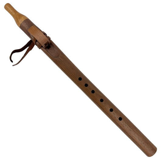 Native American Flute in G Minor by Nash Tavewa, Peruvian Black Walnut with Acacia Mouthpiece