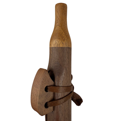 Native American Flute in G Minor by Nash Tavewa, Peruvian Black Walnut with Acacia Mouthpiece