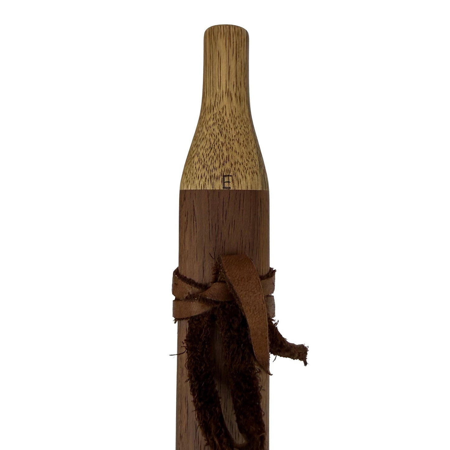 Native American Flute in E Minor by Nash Tavewa, Peruvian Black Walnut with Acacia Mouthpiece 