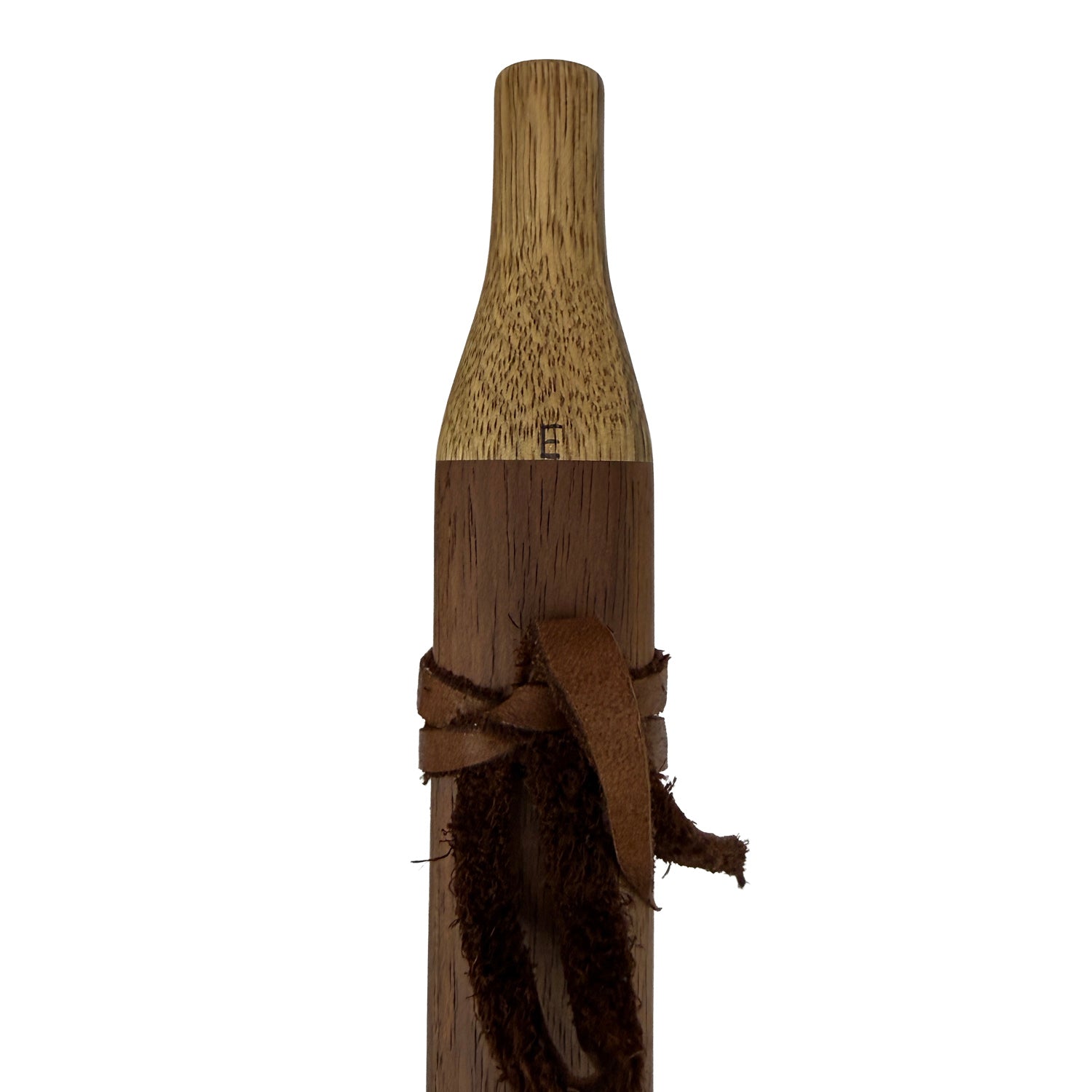 Native American Flute in E Minor by Nash Tavewa, Peruvian Black Walnut with Acacia Mouthpiece 