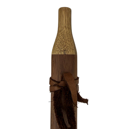 Native American Flute in E Minor by Nash Tavewa, Peruvian Black Walnut with Acacia Mouthpiece 
