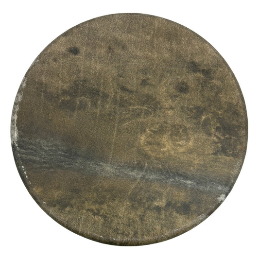 Bison Hide Hand Drum, Single-Sided, 15-inch, with Beater, by Nash Tavewa 