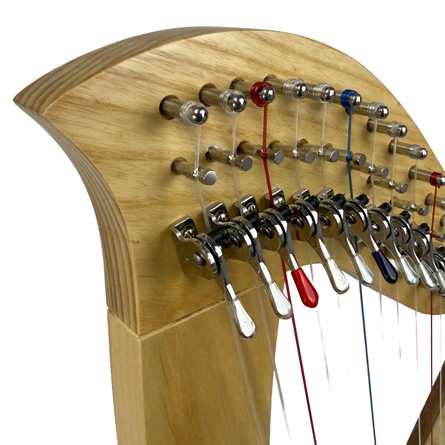 22 String Lever Harp, 2-tone Ash/Walnut 