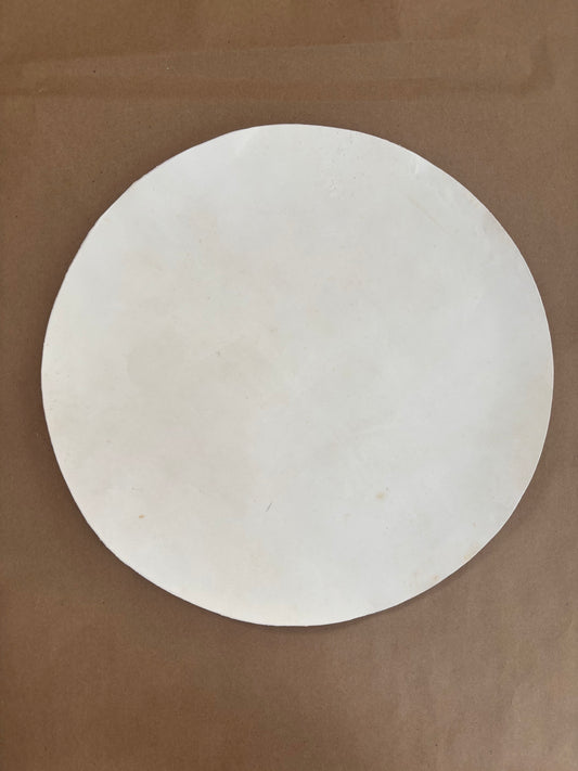 9" Goat Skin, White