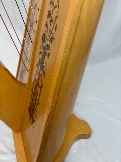 Lyon & Healy Troubadour IV Harp,  Pre-owned 