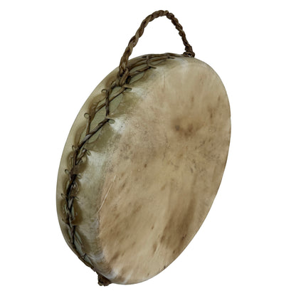 Deerskin Ocean Drum, 18-inch, with Beater, by Nash Tavewa