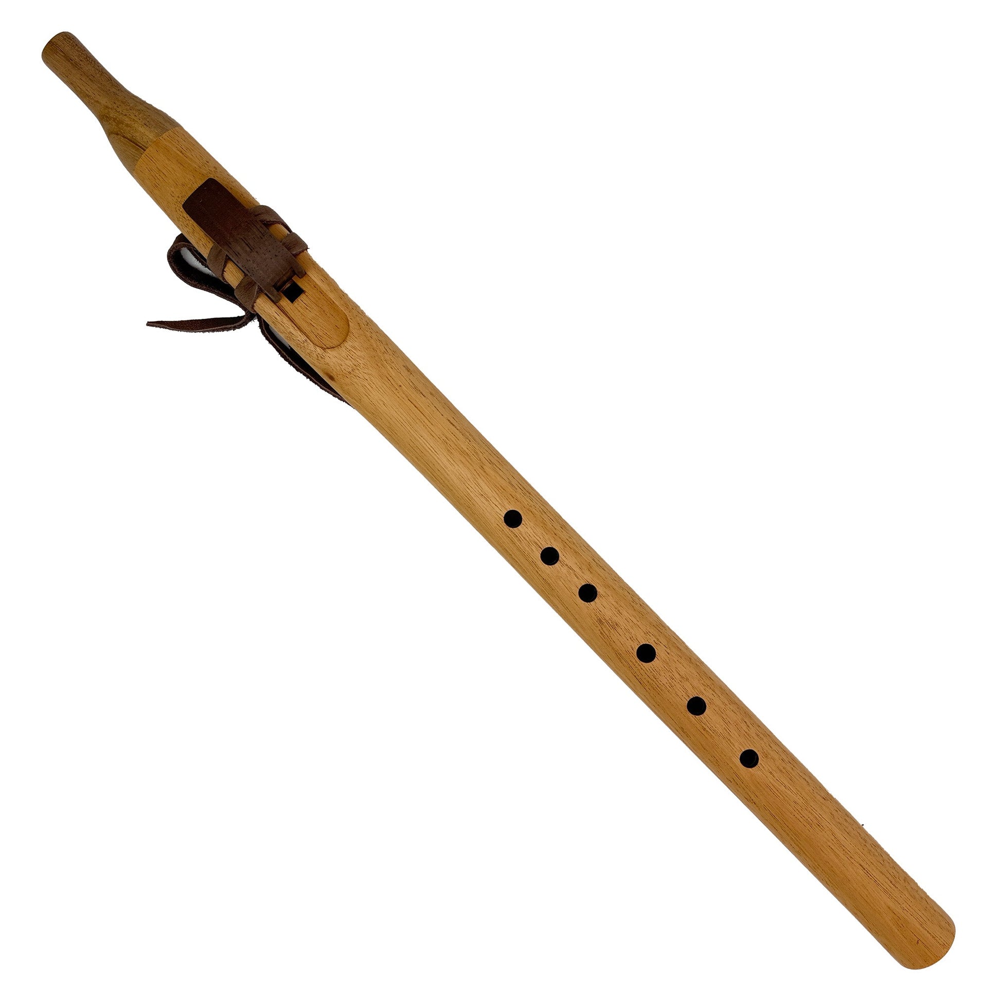 Native American Flute in F Minor by Nash Tavewa, Mahogany with Acacia Mouthpiece 