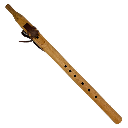 Native American Flute in F Minor by Nash Tavewa, Mahogany with Acacia Mouthpiece 