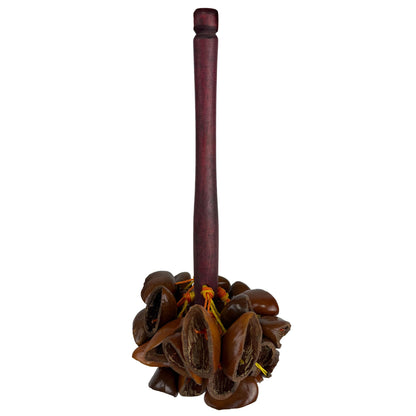 Ekpiri Seed Rattle - Wood Handle