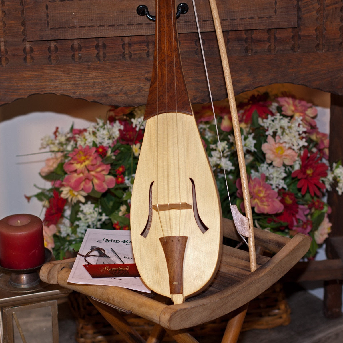 Roosebeck Rebec w/Padded Gig Bag 