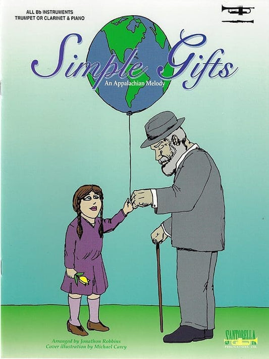 Simple Gifts for Trumpet or Clarinet and Piano 