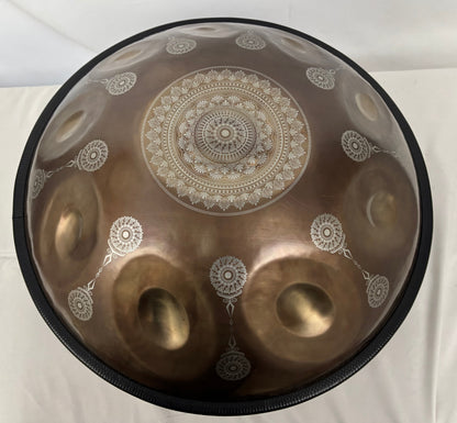 Handpan in "D Kurd" tuning, 10 notes, *Blemished* 