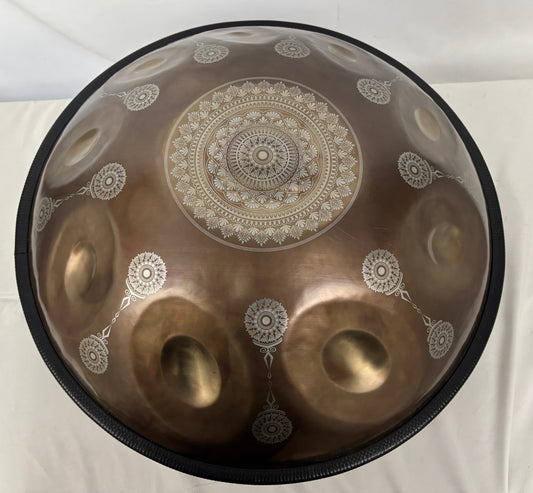 Handpan in "D Kurd" tuning, 10 notes, *Blemished* 