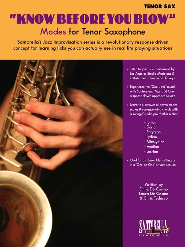 Know Before You Blow • Jazz Modes for Tenor Sax 