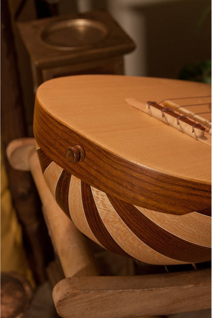 Roosebeck Baroq-ulele, Tenor, Variegated with Tuners 
