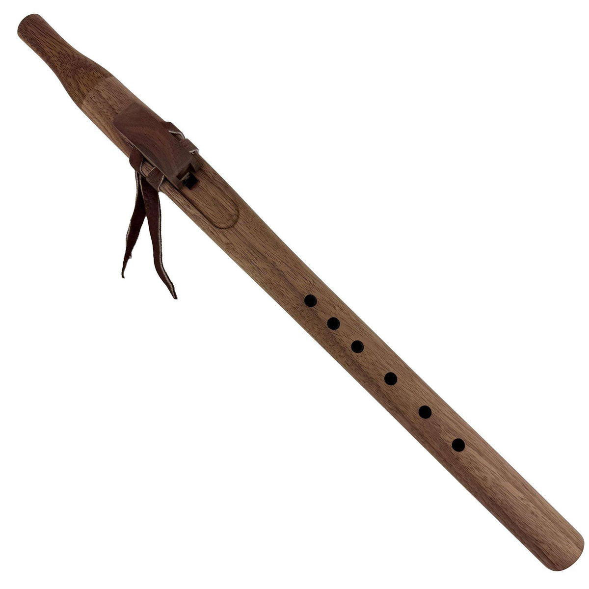 Native American Flute in A Minor by Nash Tavewa, Walnut with Acacia Mouthpiece 