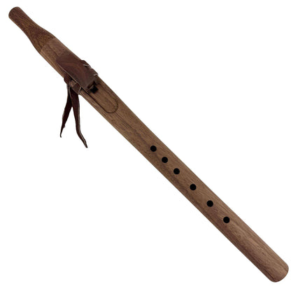 Native American Flute in A Minor by Nash Tavewa, Walnut with Acacia Mouthpiece 