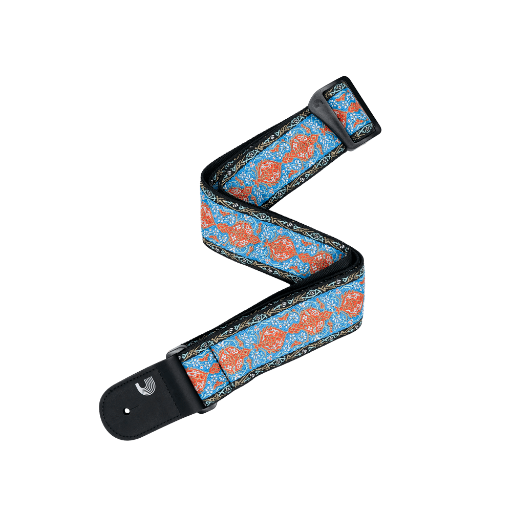 Eco Guitar Straps Blue & Orange 
