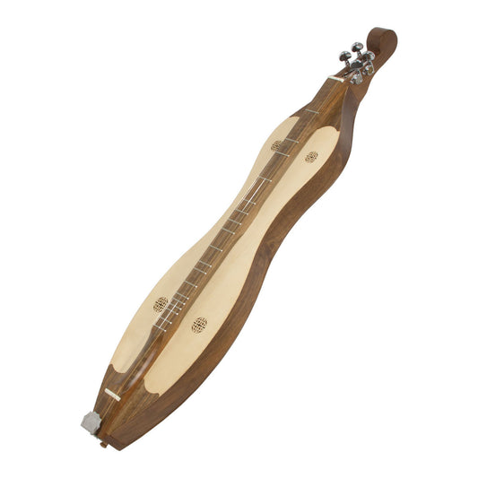 Roosebeck Grace Mountain Dulcimer 4-String Vaulted Fretboard Spruce Knotwork - Walnut Dulcimers Roosebeck