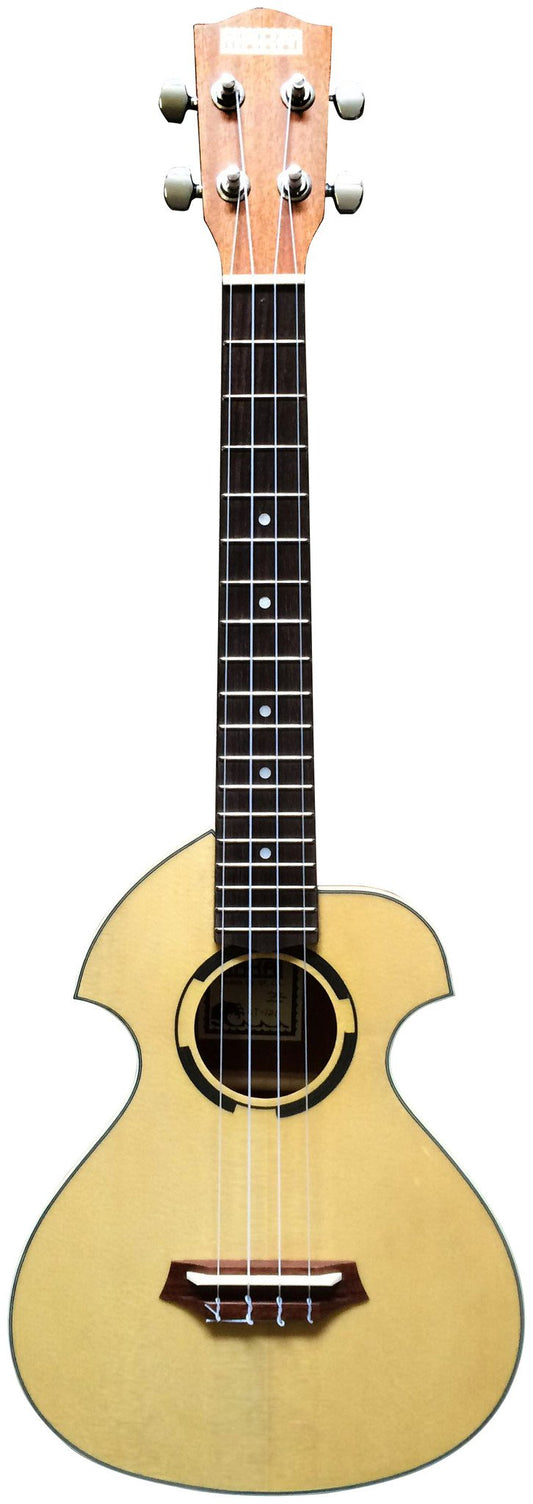 Makai LT-120 Spruce Mahogany Tenor Ukulele with White Binding Tenor Ukulele Makai   