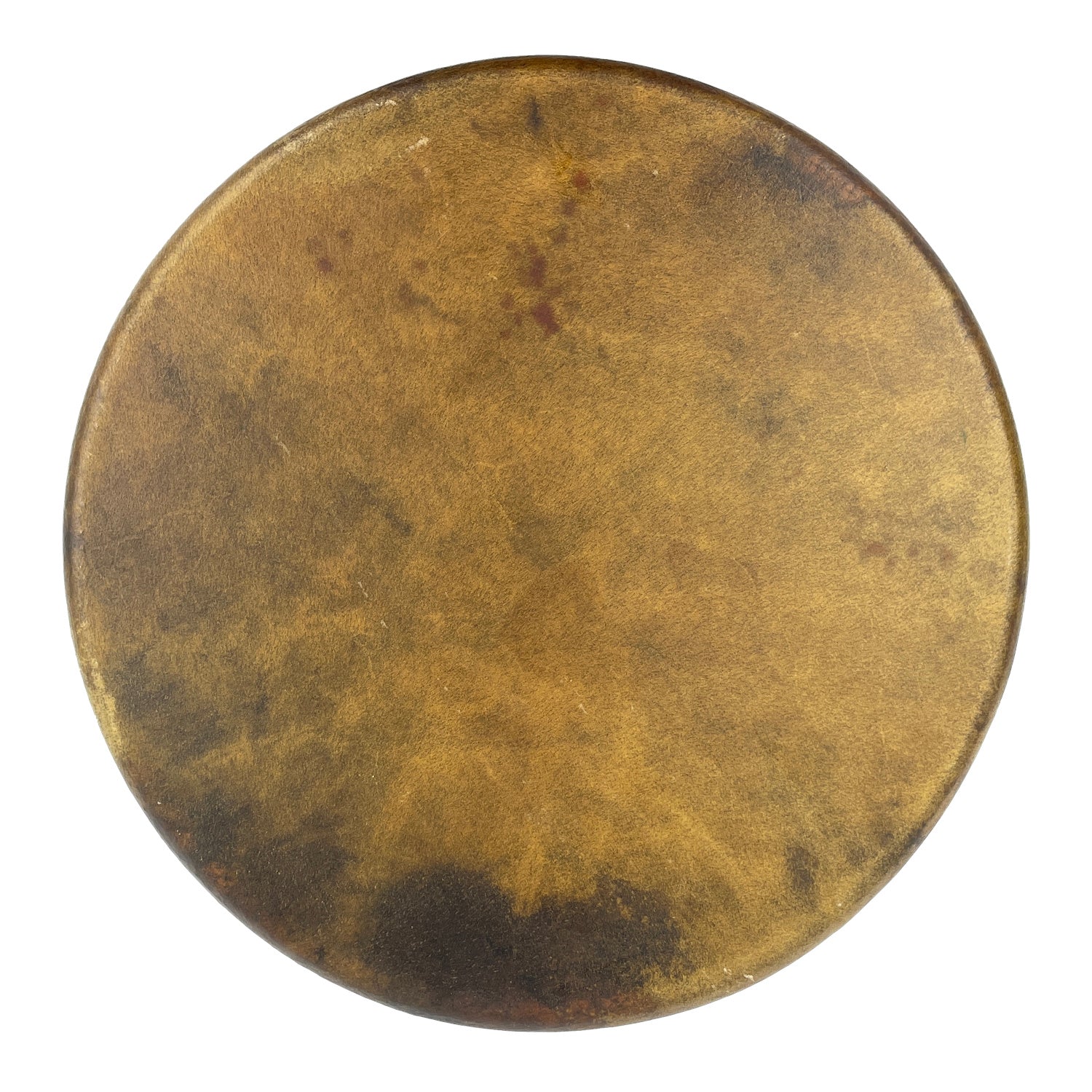 Elk Rawhide Hand Drum, Single-Sided, 17-inch, with Beater, by Nash Tavewa Native American Drums Nash Tavewa   