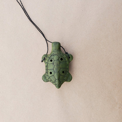 Turtle Necklace Ocarina by Nash Tavewa Ocarinas Nash Tavewa   