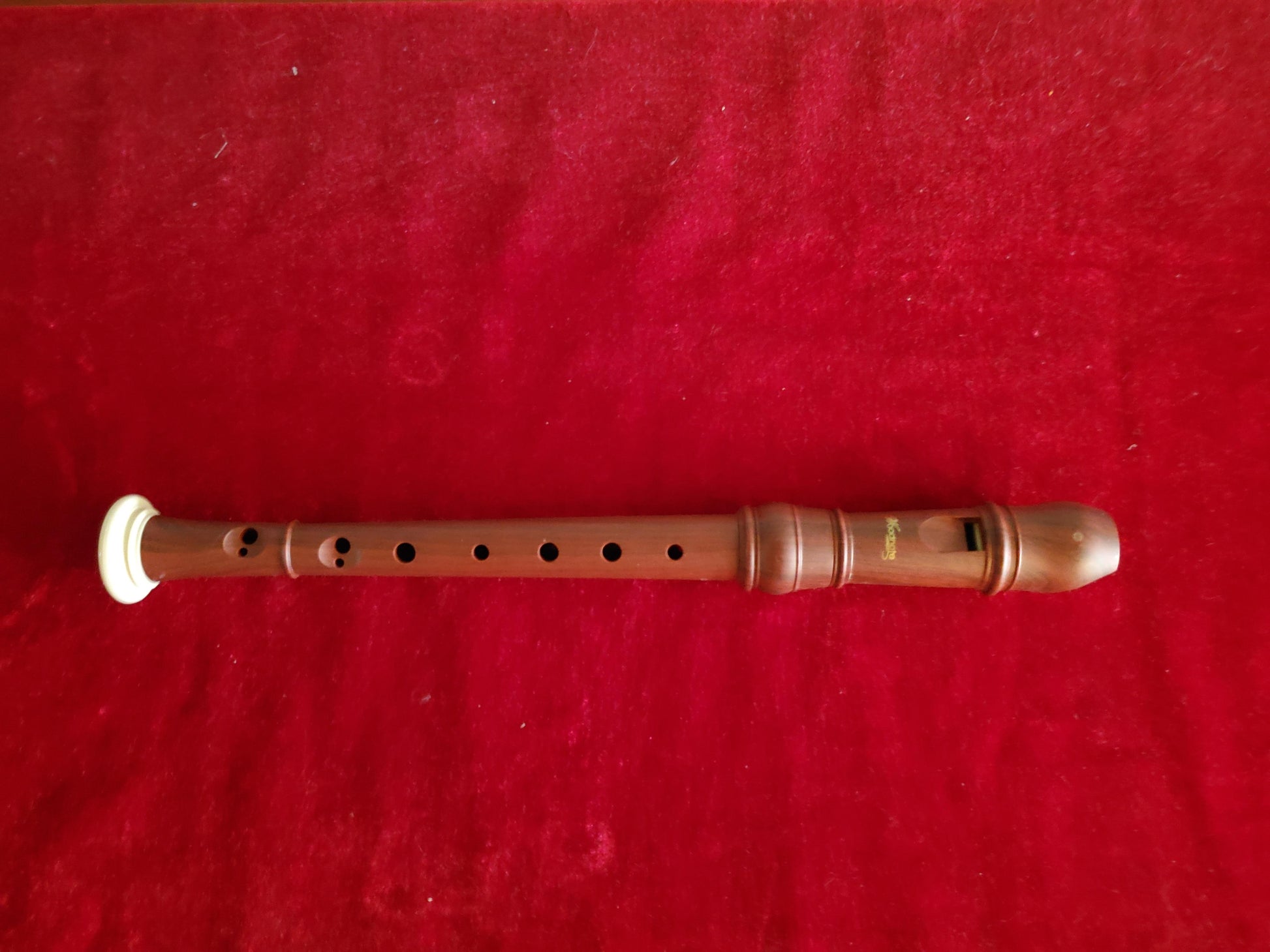 Woodnote Sopranino Baroque Recorder Wood Grain/Ivory Color – Lark in ...