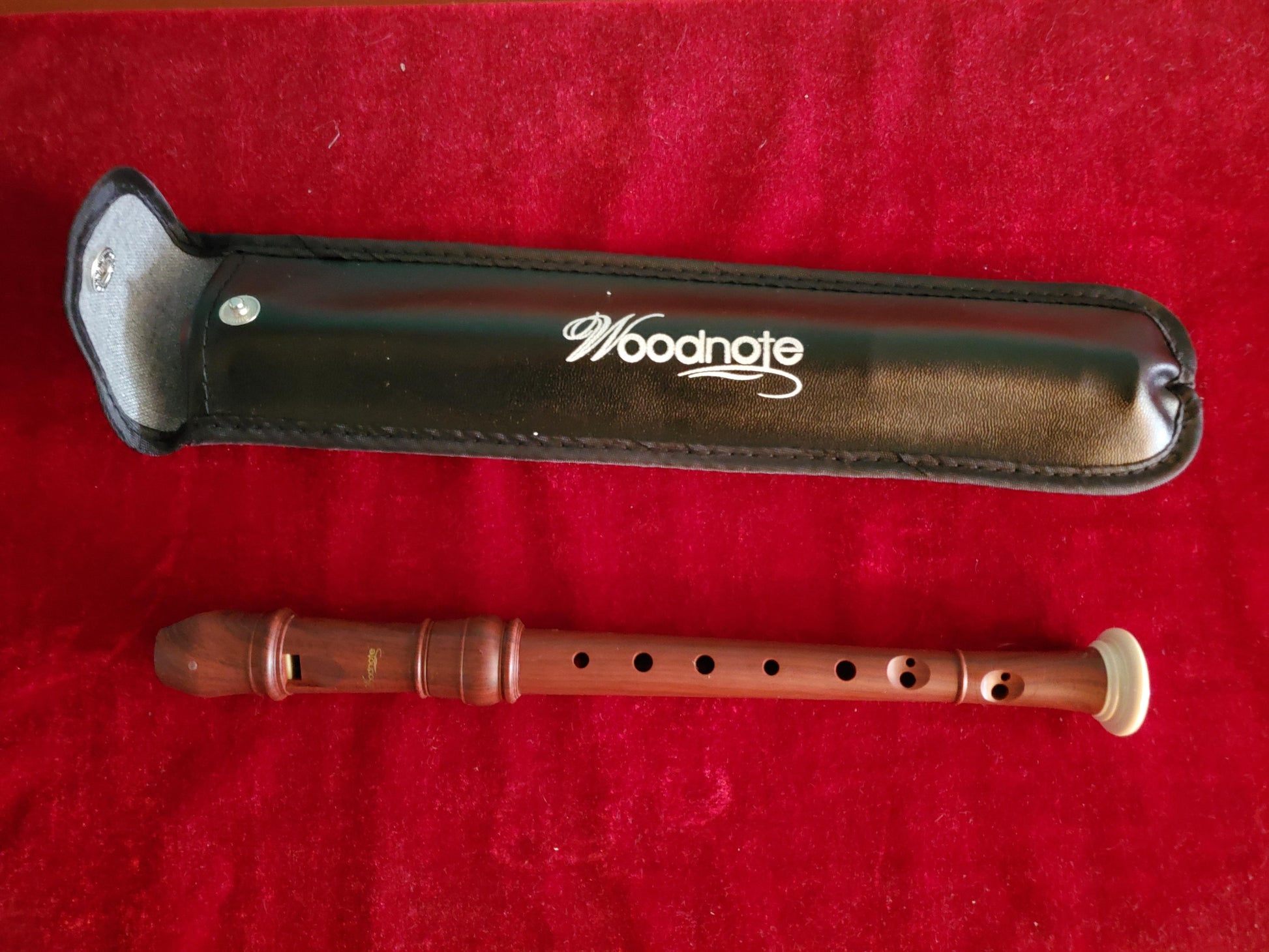 Woodnote Sopranino Baroque Recorder Wood Grain/Ivory Color – Lark in ...