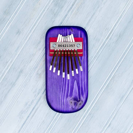 Color Pine Thumb Piano, Purple Kalimbas & Sansulas Mountain Melodies