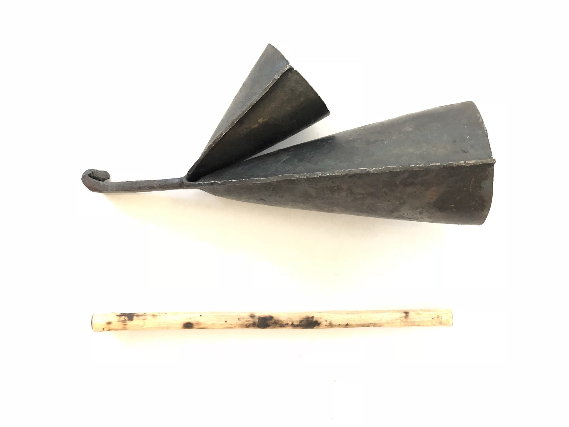 Gankogui Double Bell Large 12" Bells Lark in the Morning   