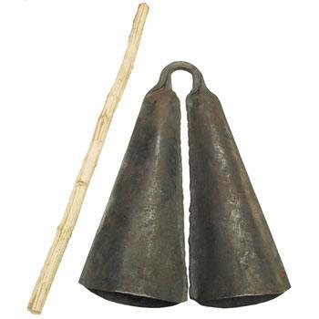 Oghene Double Bell Medium 9" Bells Lark in the Morning   
